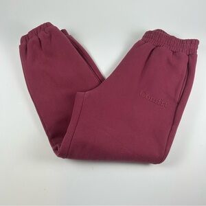 Comfrt Minimalist Unisex Adult SZ L Super Soft Sweatpants Berry Pink Athletic